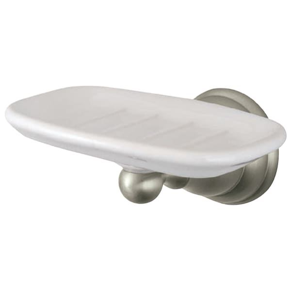 Royale Wall-Mount Soap Dish, Brushed Nickel